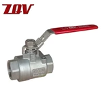 2PC Threaded Stainless Steel Ball Valve 1000 WOG