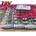 2PC Threaded Stainless Steel Ball Valve 1000 WOG