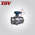 3PC Casting Trunnion mounted ball valve