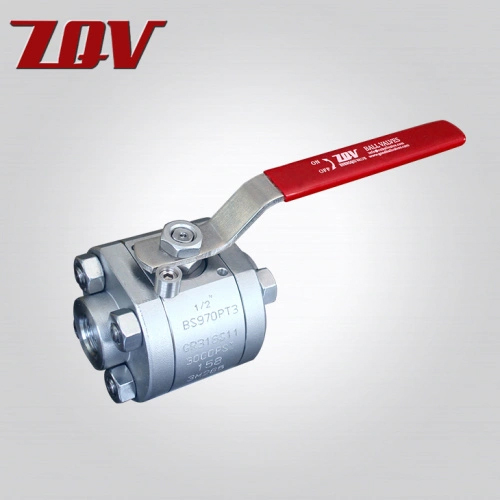 English Translation: Forged Steel Threaded Ball Valve – Precision Engineered For Fluid Control