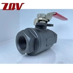 2PC Fire-Safe Class 1500 threaded ball valve
